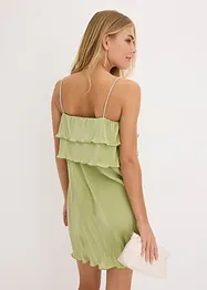 Jersey jurk met plissé, bonprix