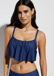 Bralette bikinitop in jeanslook, bonprix