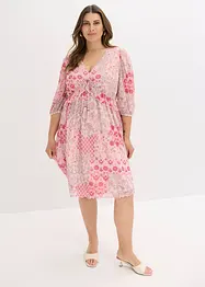 Gedessineerde tuniekjurk in mesh, bonprix