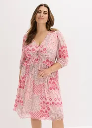 Gedessineerde tuniekjurk in mesh, bonprix