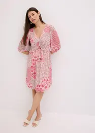 Gedessineerde tuniekjurk in mesh, bonprix