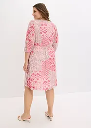 Gedessineerde tuniekjurk in mesh, bonprix