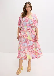 Jersey jurk met kant in een zacht viscosemix, bonprix