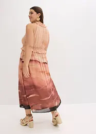 Gedessineerde jurk van chiffon, bonprix