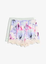 Slaapshort ( set van 2) gemaakt van een zachte viscosemix, bonprix