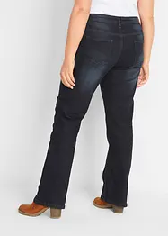 Bootcut stretch jeans, mid waist, bonprix