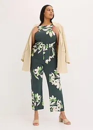Jumpsuit met strikceintuur, bonprix