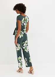 Jumpsuit met strikceintuur, bonprix