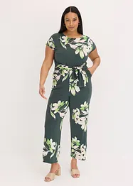 Jumpsuit met strikceintuur, bonprix