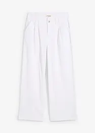 Wide leg jeans low waist, low stretch, bonprix