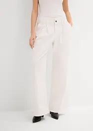 Wide leg jeans low waist, low stretch, bonprix