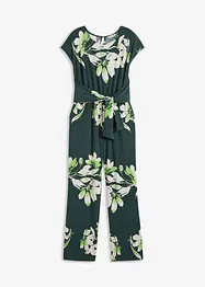 Jumpsuit met strikceintuur, bonprix