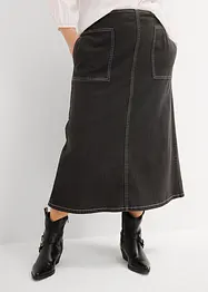 Midi spijkerrok, mid waist, bonprix