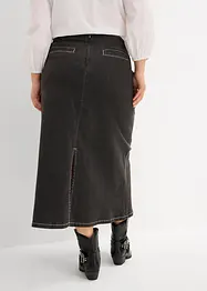 Midi spijkerrok, mid waist, bonprix
