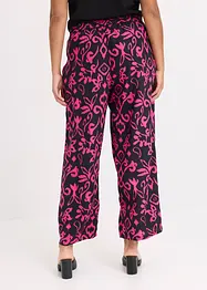 Gedessineerde Marlene broek van soepele viscose, bonprix