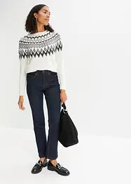 High waist stretch jeans, straight, bonprix