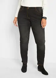 Straight jeans mid waist, thermo met comfortband, bonprix