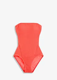 Badpak van gestructureerd materiaal met transparante bandjes, bonprix