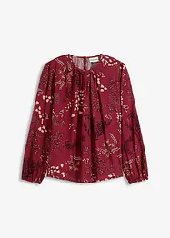 Gedessineerde blouse van viscose, bonprix