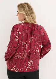 Gedessineerde blouse van viscose, bonprix