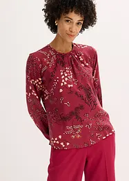 Gedessineerde blouse van viscose, bonprix