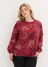 Gedessineerde blouse van viscose, bonprix