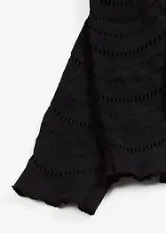 Legging met comfort tailleband en broderie anglaise 80 DEN, bonprix