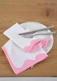 Placemats met geborduurde rand (set van 2), bonprix