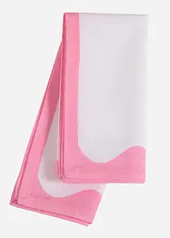 Stoffen servetten met een gekleurde rand (set van 2), bonprix