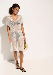 Strandjurk in gehaakte look van soepele viscose, bonprix
