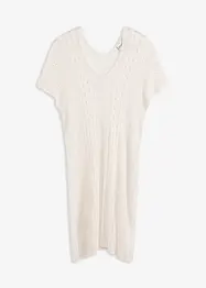 Strandjurk in gehaakte look van soepele viscose, bonprix