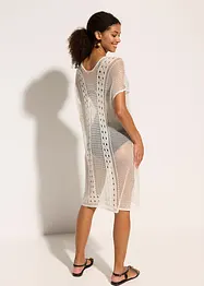 Strandjurk in gehaakte look van soepele viscose, bonprix
