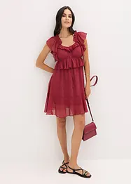 Jurk van chiffon in A-lijn, bonprix