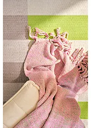 Hochwaardige knuffeldeken met franjes, bonprix