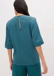 Blouse van glanzend satijn, bonprix