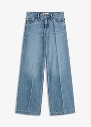 Wide leg jeans, low stretch, full length, bonprix