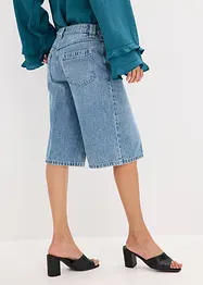Jeans bermuda mid waist, low stretch, bonprix