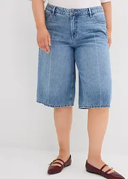 Jeans bermuda mid waist, low stretch, bonprix