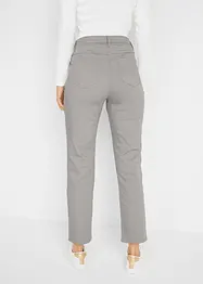 Stretch broek met rechte pijpen, mid waist, bonprix