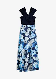 Carmen jurk met draperie en riem, bonprix