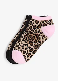 Sneakersokken met biologisch katoen (3 paar), bonprix
