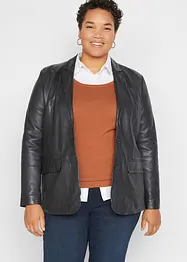 Leren blazer van lamsnappa, bonprix