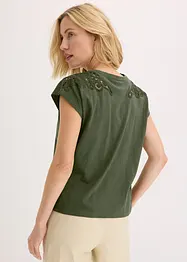 Shirt met kanten detail, bonprix