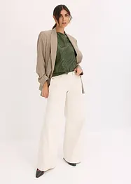Shirt met broderie anglaise, bonprix