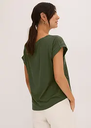 Shirt met broderie anglaise, bonprix