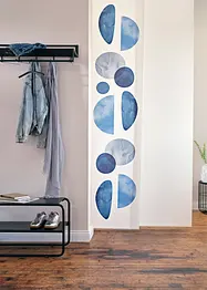 Transparant paneelgordijn met grafische print (1 stuk), bonprix