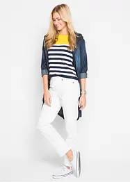 Twill broek van elastisch katoen, bonprix