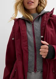 Lange softshell jas in layerlook, waterafstotend, bonprix