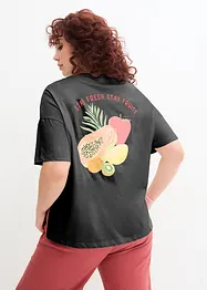 Oversized shirt met print achter, bonprix