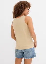 Tanktop van biologisch katoen (set van 2), bonprix